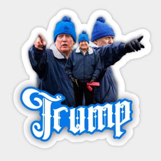 Trump in Scotland Sticker